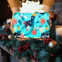 Aangepaste Kinder Kerst met Sneeuwvlokken & Oranje