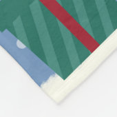 Aangepaste Kinder kerstvlinderbank Fleece Deken (Hoek)