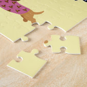 Aangepaste Kinder Legpuzzel met Mopshond en Sterre (Zijkant)