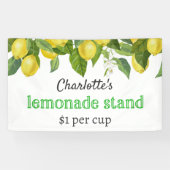 Aangepaste Kinder limonade stand banner (Horizontaal)