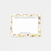 Aangepaste Kinder LUNCHBOX NOTITIES van mama en pa Post-it® Notes (Voorkant)