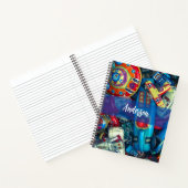 Aangepaste Kinder  Metalen Speelgoed Spiraalvormig Notitieboek (Binnen)