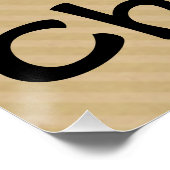 Aangepaste Kinder naam All-star Sportwandkunst Perfect Poster (Hoek)