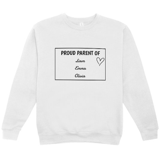 Aangepaste Kinder naam Sweatshirt – Trots Ouderges