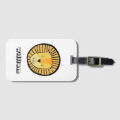 Aangepaste Kinder naam van het Oerwoud van het Lio Bagagelabel (Voorkant (horizontaal))