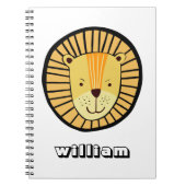 Aangepaste Kinder naam van het Oerwoud van het Lio Notitieboek (Voorkant)