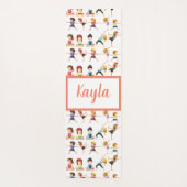 Aangepaste Kinder oefeningen Yogamat (Achterkant)