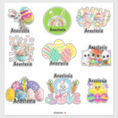 Aangepaste Kinder paaswijn-Sticker Sticker (Vel)