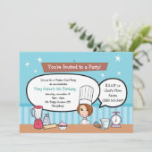 Aangepaste Kinder partijuitnodiging met uniek kuns Kaart (Staand voorkant)