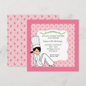 Aangepaste Kinder partijuitnodiging met uniek kuns Kaart (Voorkant / Achterkant)