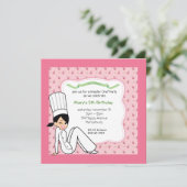 Aangepaste Kinder partijuitnodiging met uniek kuns Kaart (Staand voorkant)