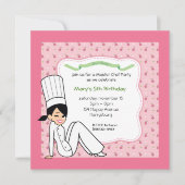 Aangepaste Kinder partijuitnodiging met uniek kuns Kaart (Voorkant)