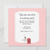 Aangepaste Kinder partijuitnodiging met uniek kuns Kaart (Achterkant)