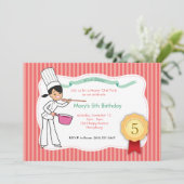 Aangepaste Kinder partijuitnodiging met uniek kuns Kaart (Staand voorkant)