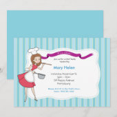 Aangepaste Kinder partijuitnodiging met uniek kuns Kaart (Voorkant / Achterkant)