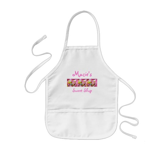Aangepaste Kinder Play Apron Kinder Schort (Voorkant)