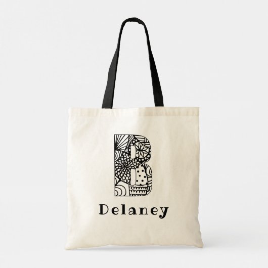 Aangepaste Kinder schoolCanvas tas die ze kleuren (Achterkant)