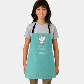 Aangepaste Kinder Schorten Chef in training L/Blau (Insitu)