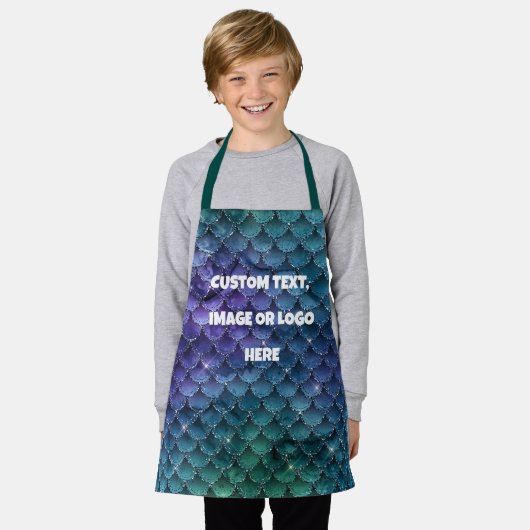 Aangepaste Kinder Schorten, Creëer uw eigen zeemee Schort (Gedragen)