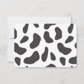 Aangepaste Kinder set Koeien bevestigen Bedankkaart (Achterkant)