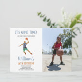 Aangepaste Kinder sportparty Uitnodigen Kaart (Staand voorkant)