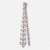 Aangepaste Kinder Tekening op Stropdas (Voorkant)