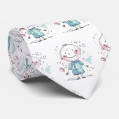 Aangepaste kinder tekening stropdas (Opgerold)