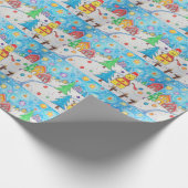 Aangepaste Kinder tekenkunst Cadeaupapier (Hoek)