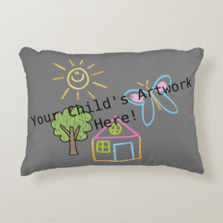 Aangepaste kinderartwork accent kussen