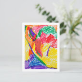 Aangepaste Kinderen afdrukken Briefkaart (Staand voorkant)