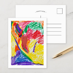 Aangepaste Kinderen afdrukken Briefkaart
