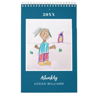 Aangepaste Kinderen Art Keepsake kerstcadeau Kalender