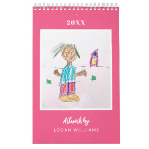 Aangepaste Kinderen Art Keepsake kerstcadeau Kalender