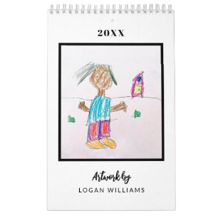 Aangepaste Kinderen Art Keepsake kerstcadeau Kalender