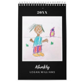 Aangepaste Kinderen Art Keepsake kerstcadeau Kalender (Hoes)