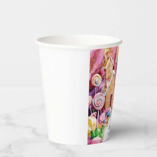 Aangepaste Kinderen Candyland Verjaardag Papieren Bekers (Rechts)