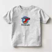 Aangepaste Kinderen helikopter T Shirt (Voorkant)