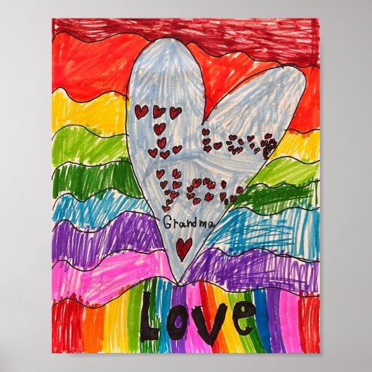 Aangepaste Kinderen Keepsake Art Prints en Poster  (Voorkant)