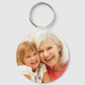 Aangepaste Kinderen Kunst en Foto Keepsake Gift Sleutelhanger (Achterkant)