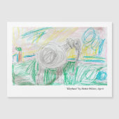 Aangepaste Kinderen Magnetische kunst Kaarten (Voorkant)