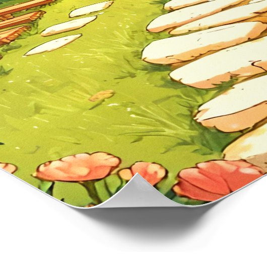 Aangepaste kinderen poster (Hoek)