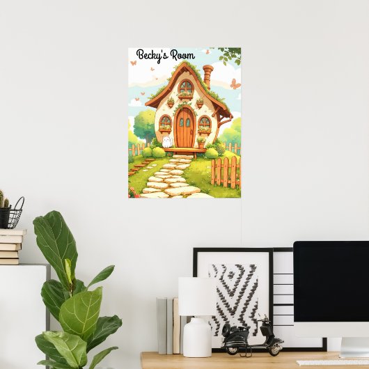 Aangepaste kinderen poster (Thuiskantoor)