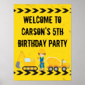 Aangepaste kinderen van afgelopen dag voor bouwvoe poster (Voorkant)