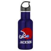 Aangepaste Kinderen voor football Waterfles (Voorkant)