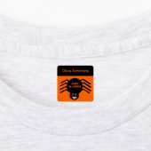 Aangepaste Kinderen voor Halloween Black Spider Labels (Aangebracht)