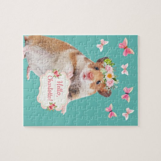 Aangepaste Kinderen voor kleine muis Legpuzzel (Horizontaal)