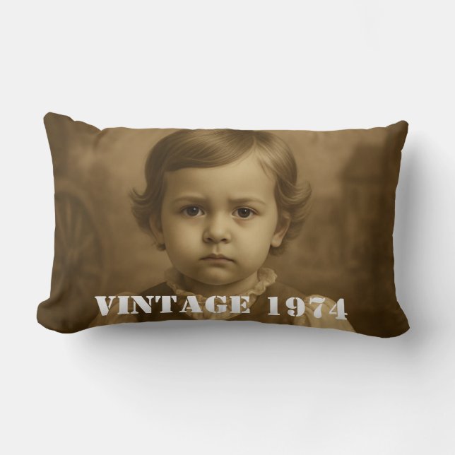 Aangepaste kinderfoto dubbelzijdige foto jaar vint kussen (Voorkant)