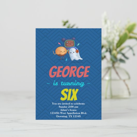 Aangepaste kindergeesten-monsters Cartoonesque uit Kaart (Staand voorkant)