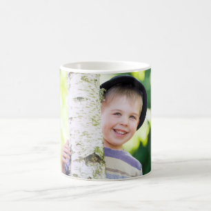 Aangepaste kindergezin huisdier foto mok