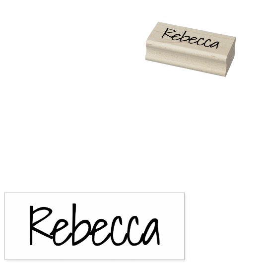 Aangepaste kinderlijke handgeschreven scripthandte rubberstempel (Gestempeld)